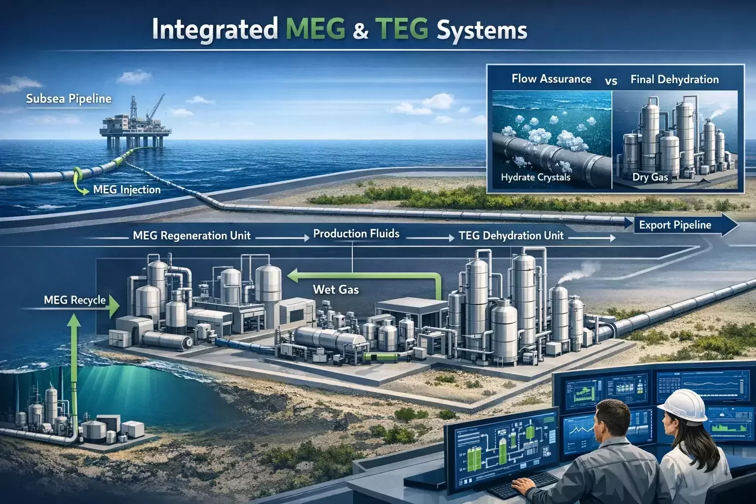MEG vs TEG: Choosing the Right Glycol for Gas Dehydration Systems